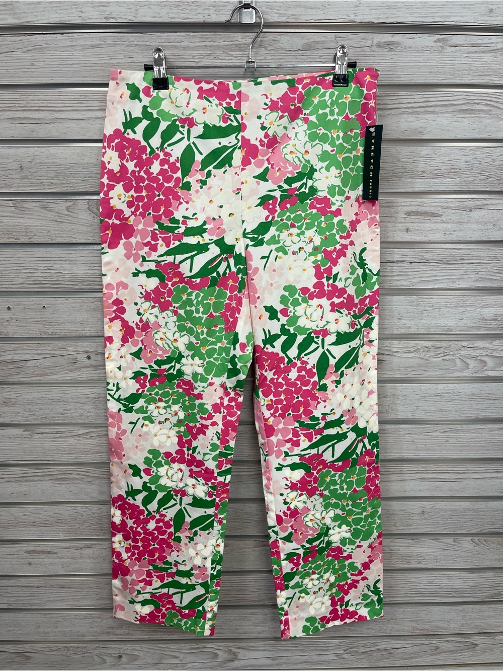 Lauren Ralph Lauren Pink & Green Floral Crop Pants